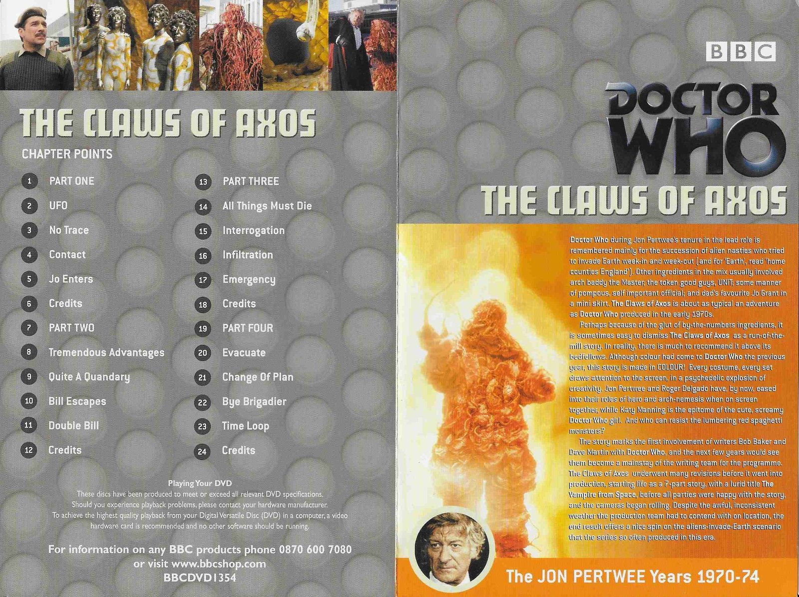 Inserts from BBCDVD 1354